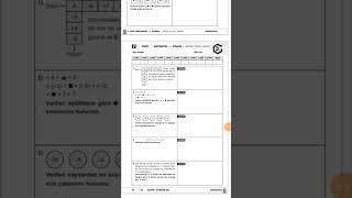 7sınıf Matematik 1dönem 1yazılı örnek sorular  PDF Açıklamadaki Linkte matematik sınav [upl. by Eirahcaz]