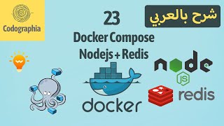 Containerizing Nodejs Application With Docker Compose  Part 23  Docker شرح [upl. by Rehotsirk]