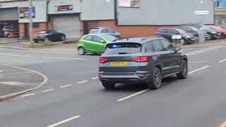 Greater Manchester Police Responding Unmarked TVIU Seat Cupra quotAtecaquot  MD69YBJ [upl. by Stefano]