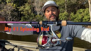 My Workhorse Spinning Rod for most finesse applications  bassfishing [upl. by Weylin]