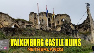 EXPLORING VALKENBURG CASTLE AND FLUWEELENGROT CHRISTMAS MARKET 2023  4K [upl. by Bromley]