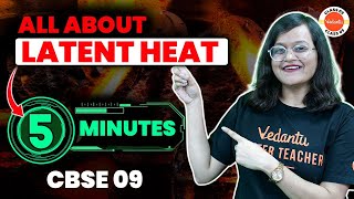 All about Latent Heat in 5 minutes  Class 9 Chemistry [upl. by Leal]