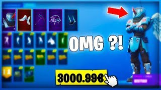 VOICI MON COMPTE FORTNITE RARE à 3000€99 et jai ce SKIN 😱 [upl. by Grim]