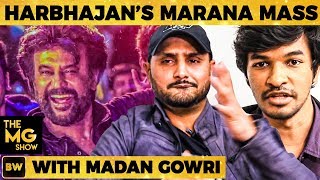 Harbhajans Petta Marana Mass Dance Performance with Madan Gowri  The MG Show [upl. by Stewart]