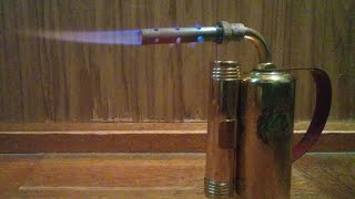 LENK MFGCOMPANY Vintage Alcohol Blotorch Soldering torch lötlampe Blowlamp Soplete Blow torch [upl. by Chickie]