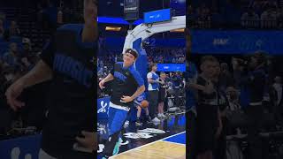 Mac McClung with the CRAZY pregame warmup DUNK [upl. by Primrose]