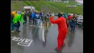 Tour de France 1998 Pantani scatta sul Galibier e vince la tappa GrenobleLes Deux Alpes [upl. by Jemy]