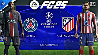 EA FC25  PSG vs Atlético Madrid  PS5™ 4K60 Gameplay  UEFA Champions League 202425 [upl. by Peale]