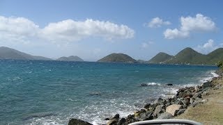 Driving in Tortola BVI Scenic road [upl. by Ahsinrev]