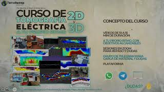 MasterClass Tomografía de resistividad Eléctrica a tu propio ritmo por TerraSweep Geophysics [upl. by Hayward]