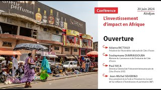 Cérémonie douverture de la conférence sur linvestissement dimpact en Afrique 20 juin 2024 [upl. by Neuburger964]