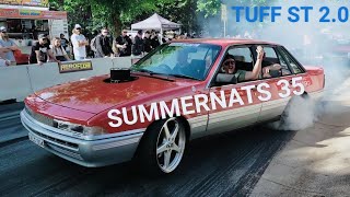 SUMMERNATS 35 New Tuff Street 20 Burnouts 💪🇦🇺 [upl. by Aronoh125]