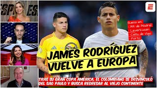 Si JAMES RODRÍGUEZ deja de ser INDISCIPLINADO puede RENDIR en EUROPA pero NO ES HUMILDE  Exclusivos [upl. by Noir]