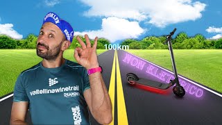 100 km in monopattino muscolare [upl. by Berliner618]