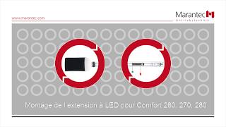 Marantec  Montage de l’extension à LED pour le Comfort 260 270 280 [upl. by Hime]