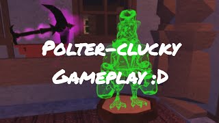 Polterclucky and Void Pickaxe Gameplay 😊  Survive The Killer 🔪 [upl. by Leunamnauj]