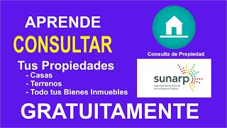 APRENDE COMO CONSULTAR TUS PROPIEDADES Bienes Inmuebles EN REGISTROS PUBLICOS  SUNARP 2021 [upl. by Lrub464]