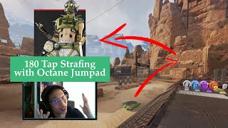 3 Steps on How to do a 180 Tap Strafe with Octane Jumpad Apex Legends Tip [upl. by Dnyletak710]