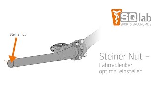 SQlab Steiner Nut  So kann ich den Fahrradlenker optimal und richtig einstellen [upl. by Seidler]