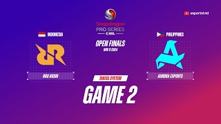 RRQ Hoshi vs Aurora Gaming GAME 2 Snapdragon Pro Series Season 6  RRQ VS RORA ESPORTSTV [upl. by Sitarski408]