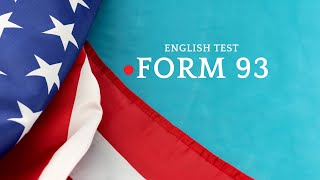 e•Ͻ•Ꮮ t Military English Language Proficiency Test Sample 93 [upl. by Annua]