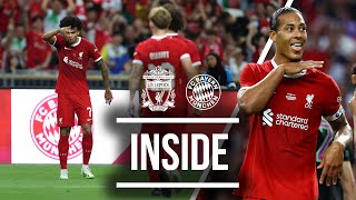 Inside Liverpool 34 Bayern Munich  Goals from Gakpo VVD amp Díaz cap off preseason in Singapore [upl. by Haym]