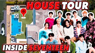 SEVENTEEN  House Tour  Their MultiMillion Dollar Dorm SEVENTEENs New House amp More [upl. by Godber]