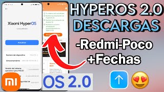 AQUÍ PUEDES DESCARGAR HYPEROS 20 GLOBAL PARA TU XIAOMI REDMI Y POCO😱 [upl. by Franza]