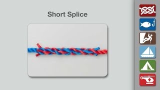 Short Splice Knot  How to Tie a Short Splice Knot [upl. by Valentina]