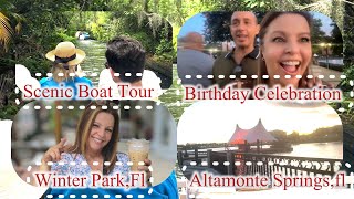 Winter Park Florida Scenic Boat Tour and Altamonte Spring  Downtown Orlando orlando floridavlog [upl. by Llenrrad]