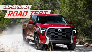 2022 Toyota Tundra  MotorWeek Road Test [upl. by Lodge]