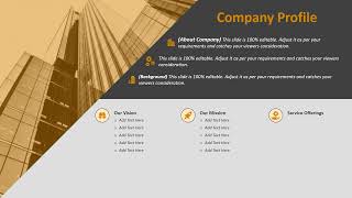 Company Profile PowerPoint Presentation  Kridha Graphics [upl. by Goldina238]