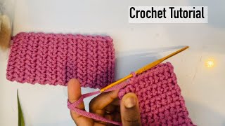 Learn How to crochet this simple pattern Tshirt yarn chochet bag sides [upl. by Leia]