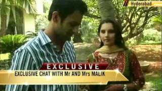 Newlyweds Sania Shoaib talk to NDTV [upl. by Garibald]