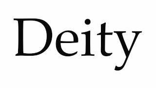 How to Pronounce Deity [upl. by Ridley]