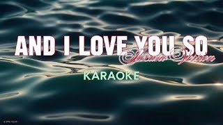 AYAYATENKA  And I Love You So Ilocano Version  KARAOKE [upl. by Attaymik]