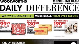 Whats on special at Woolworths this week promo valid from 22 January to 04 February 2024 [upl. by Yahsram]