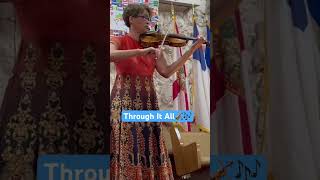 Through It All Andrae Crouch  Emily McHugh Violin gospelviolin MinusOnePH [upl. by Whitebook]