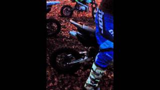 Stomp 140 Pit Bike Revving And Flames [upl. by Anedal]