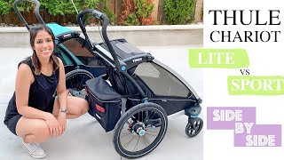 THULE CHARIOT LITE vs SPORT  SIDE by SIDE  LIVFORLU [upl. by Bathsheba897]