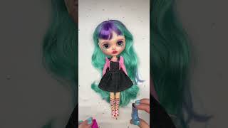 Mi Lila💜🩵 doll kawaii muñecas blythe blythedoll dollcollector [upl. by Kcirddec]