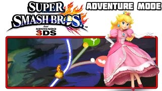 Super Smash Bros For 3DS Adventure Mode  Peach Gameplay Part 3 [upl. by Boulanger950]