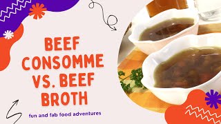 Beef Consomme vs BeefBroth in the Kitchen buykitchenstuff BuyKitchenStuff [upl. by Phineas]