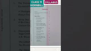 CLASS 11 SYLLABUS  ENGLISH SYLLABUS  NCERT SYLLABUS  MP BOARD [upl. by Sheepshanks]