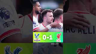 Diogo jota Saves the day  Crystal Palace vs Liverpool  Premier league match Highlights  01 fpl [upl. by Emeline245]