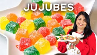 Easy HOMEMADE Jujubes  Simple Gumdrops  Gummy Candy [upl. by Lalad]