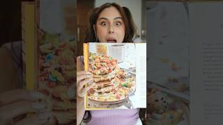 Fruity Pebble Pancakes recipe from Good Mythical morning shorts [upl. by Dnomsaj731]