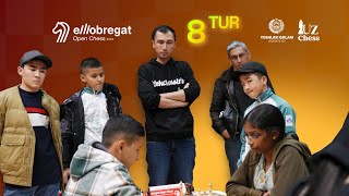 🇪🇸 El Llobregat Open Chess Tournament 8  tur  Uzchess [upl. by Riatsila]