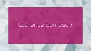 Laurence Sampson  appearance [upl. by Alana]