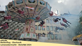 Wellenflug  Eberhardt Offride Video Leinewebermarkt Kirmes Bielefeld 2024 [upl. by Tessler]